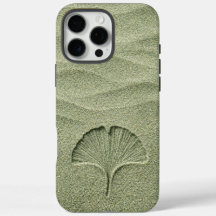 Sagegroene Zand Ginkgo Blad Zen