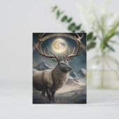 Sagerendieren Briefkaart (Staand voorkant)