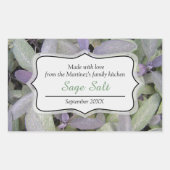 Sagezout of andere sage-conserven op het etiket st (Voorkant)