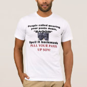 SAGGIN-t-shirt T-shirt (Voorkant)