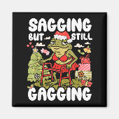 Sagging But Still Gagging Frog Funny Cringe Meme C Magneet (Voorkant)
