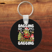 Sagging But Still Gagging Frog Funny Cringe Meme C Sleutelhanger (Voorkant)