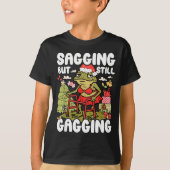 Sagging But Still Gagging Frog Funny Cringe Meme C T-shirt (Voorkant)