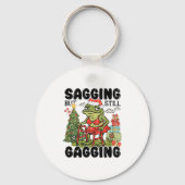 Sagging But Still Gagging, Funny Christmas Meme Sleutelhanger (Voorkant)
