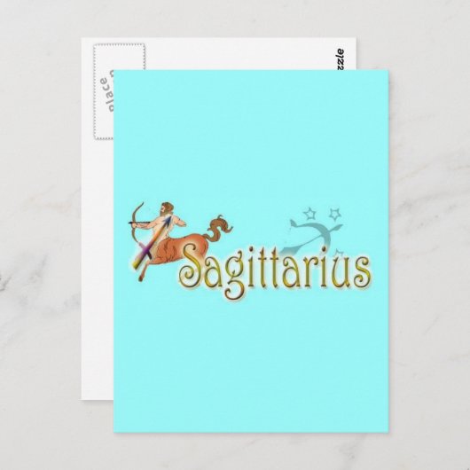 Saggitarius Briefkaart (Voorkant / Achterkant)