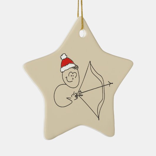 Saggitarius Gebied Astrologie Cute Tekening Ce Keramisch Ornament (Rechts)