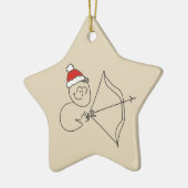 Saggitarius Gebied Astrologie Cute Tekening Ce Keramisch Ornament (Links)