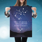 Saggitarius | Gepersonaliseerde zodiac-constellati Poster