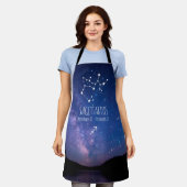 Saggitarius | Gepersonaliseerde zodiac-constellati Schort (Gedragen)