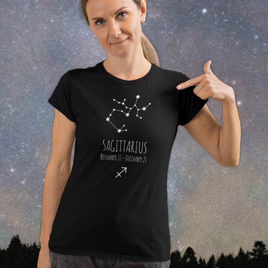 Saggitarius | Gepersonaliseerde zodiac-constellati T-shirt