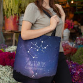 Saggitarius | Gepersonaliseerde zodiac-constellati Tote Bag