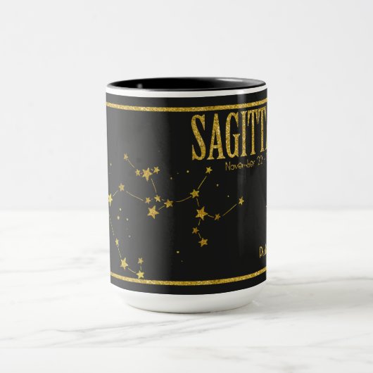 Saggitarius Zodiac Star Sign Mok (Midden)