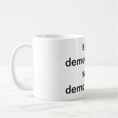 saggy-demonstratie koffiemok (Links)