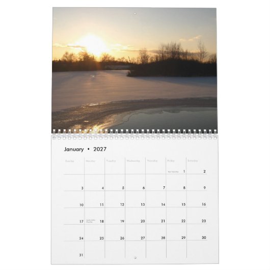 Saginaw Forest 2014 Calendar Kalender (Jan 2027)