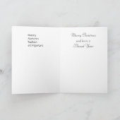 Saginaw-kerstKaart Feestdagen Kaart (Binnen)