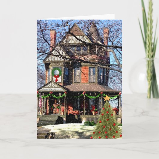 Saginaw-kerstKaart Feestdagen Kaart (Voorkant)