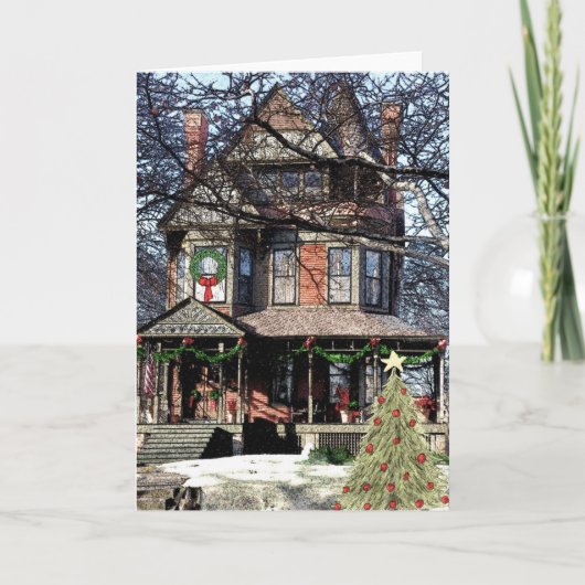 Saginaw-kerstKaart Feestdagen Kaart (Voorkant)