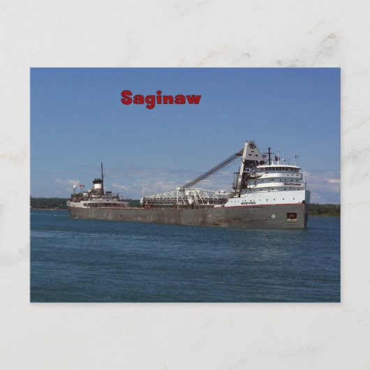 Saginaw-postkaart Briefkaart (Voorkant)