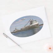 Saginaw-sticker Ovale Sticker (Envelop)