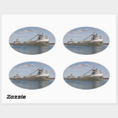 Saginaw-sticker Ovale Sticker (Vel)