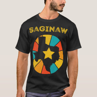 Saginaw Texas Vintage Verdrietig Souvenir 1 T-shirt