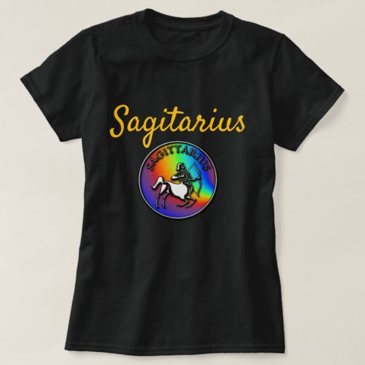 Sagitarius Zodiac T-Shirt (Design voorkant)