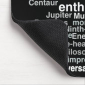 Sagitarrius persoonlijkheidskenmerken word cloud c muismat (Hoek)