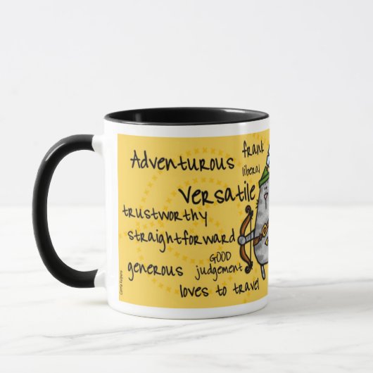 sagittariële mok (Links)