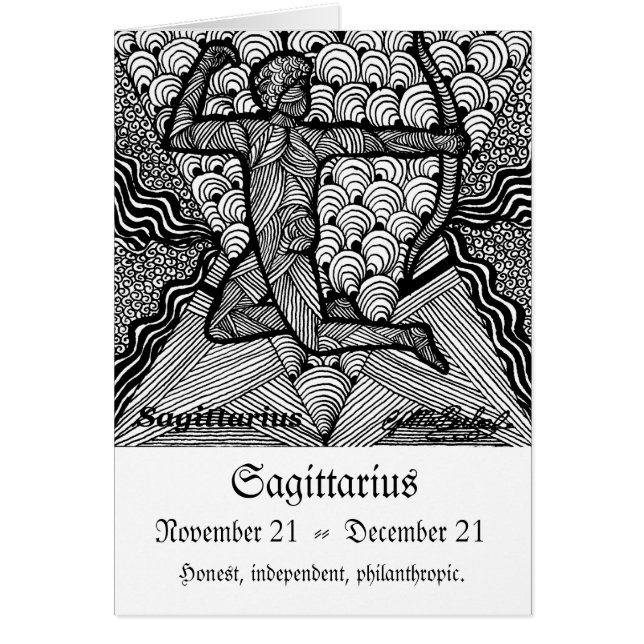 Sagittarious (Zodiac-teken) (Voorkant)