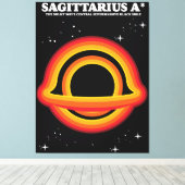 Sagittarius A* Canvas Afdruk (Insitu (Houten vloer))