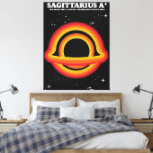 Sagittarius A* Canvas Afdruk (Insitu (Slaapkamer))