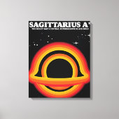 Sagittarius A* Canvas Afdruk (Voorkant)