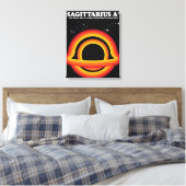 Sagittarius A* Canvas Afdruk (Insitu (Slaapkamer))