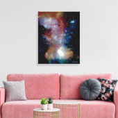 Sagittarius A Canvas Afdruk (Insitu (Woonkamer))