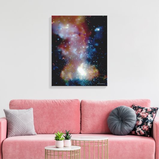 Sagittarius A Canvas Afdruk (Insitu (Woonkamer))