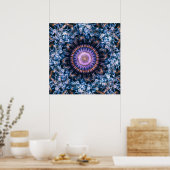 Sagittarius A Lichtgevende Abstracte Ruimte Kunst  Poster (Keuken)