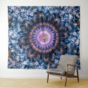 Sagittarius A Lichtgevende Abstracte Ruimte Kunst  Wandkleed
