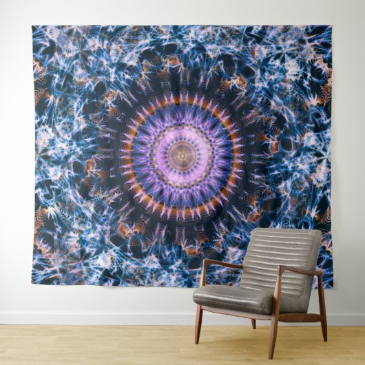 Sagittarius A Lichtgevende Abstracte Ruimte Kunst Wandkleed (In Situ (horizontaal))