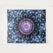 Sagittarius A Lichtgevende Abstracte Ruimte Kunst Wandkleed (Voorkant (horizontaal))