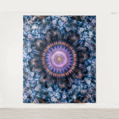 Sagittarius A Lichtgevende Abstracte Ruimte Kunst Wandkleed (Voorkant)
