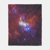 Sagittarius A Milky Way Galaxy Afbeelding Fleece Deken (Voorkant)