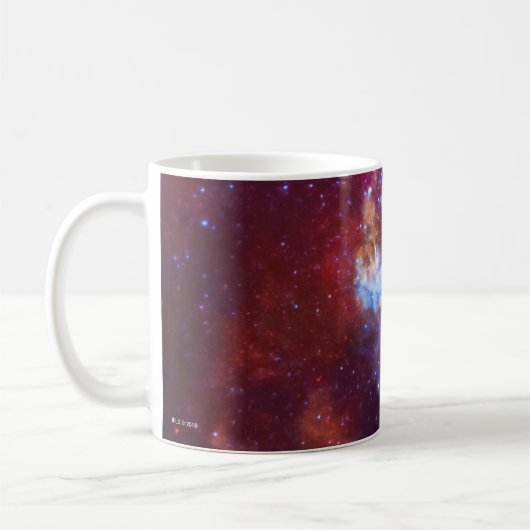 Sagittarius A Milky Way Galaxy Afbeelding Koffiemok (Links)