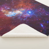 Sagittarius A Milky Way Galaxy Afbeelding Sherpa Deken (3/4)