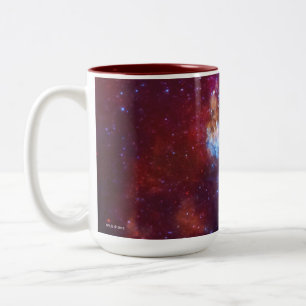 Sagittarius A Milky Way Galaxy Afbeelding Tweekleurige Koffiemok