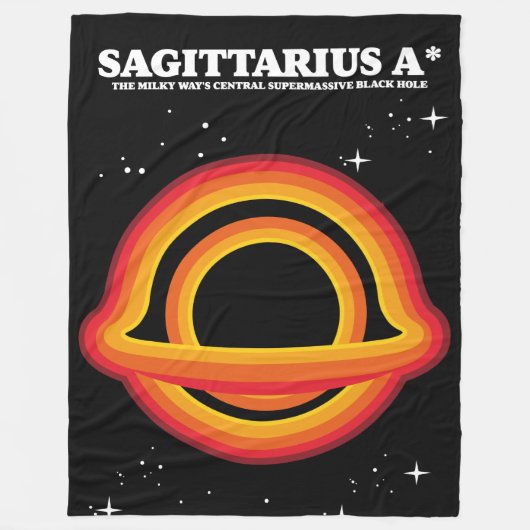 Sagittarius A* Poster Fleece Deken (Voorkant)