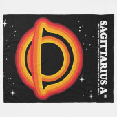 Sagittarius A* Poster Fleece Deken (Voorkant (Horizontaal))