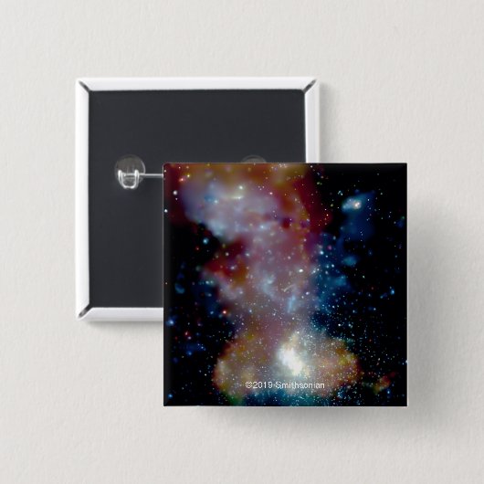 Sagittarius A Vierkante Button 5,1 Cm (Voorkant /achterkant)