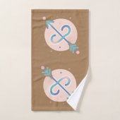 SAGITTARIUS, abstract ontwerp van het sterrenbeeld Bad Handdoek (Handdoek)