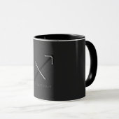 SAGITTARIUS, abstract ontwerp van het sterrenbeeld Mok (Voorkant rechts)