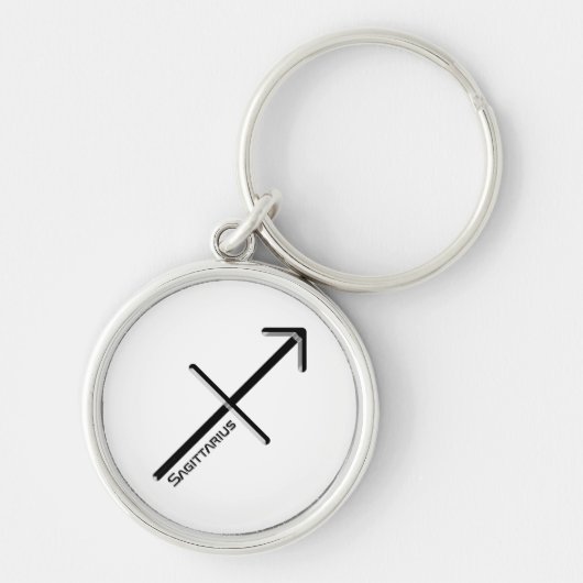 SAGITTARIUS, abstract ontwerp van het sterrenbeeld Sleutelhanger (Voorkant)